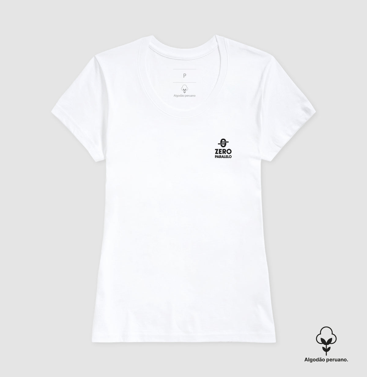Camiseta Zero Paralelo Logo Preta