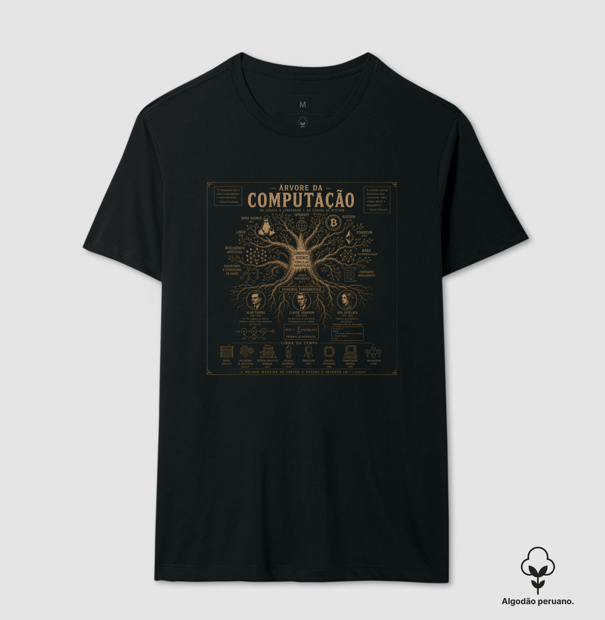 Camiseta Beyond Crypto Árvore da Computação