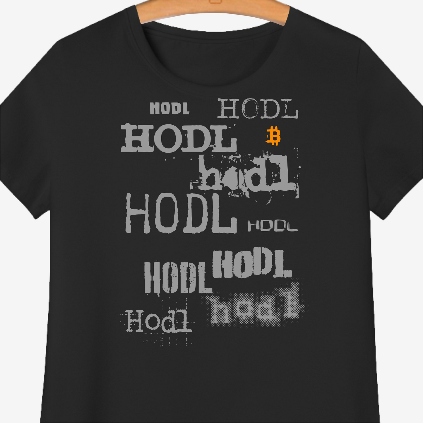 Camiseta CryptoShirts Hodl Hodl Hodl