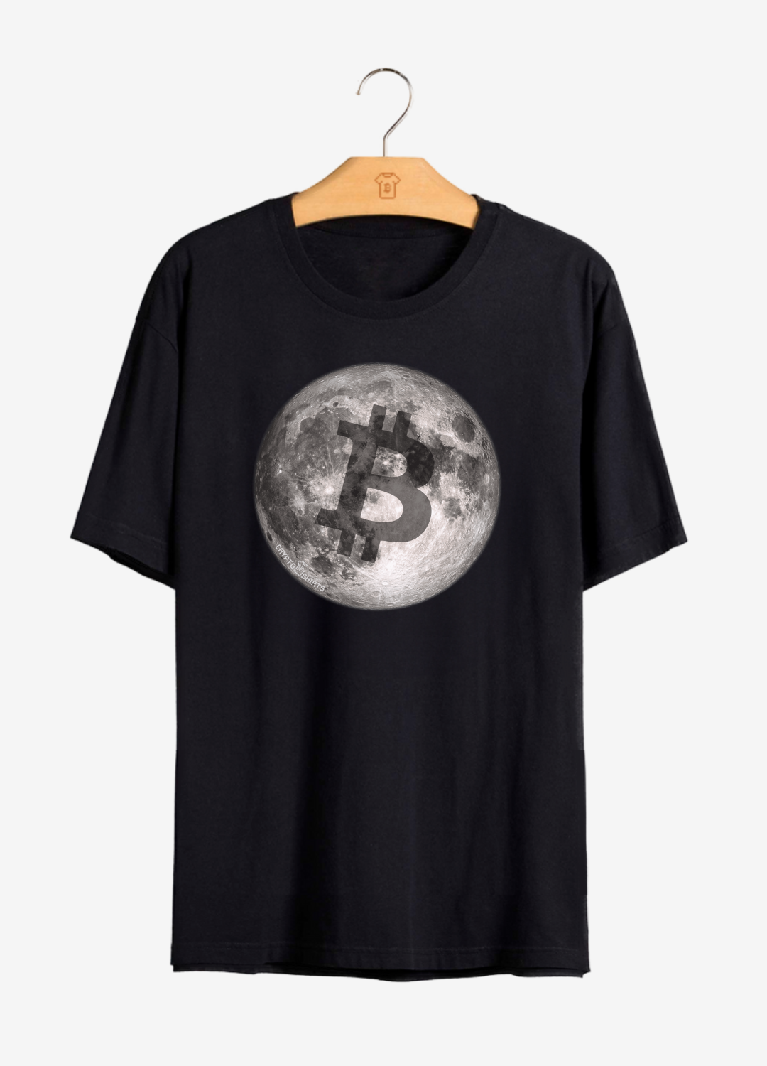 Camiseta CryptoShirts To The Moon - PIMA