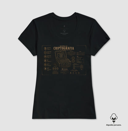 Camiseta Beyond Crypto História da Criptografia