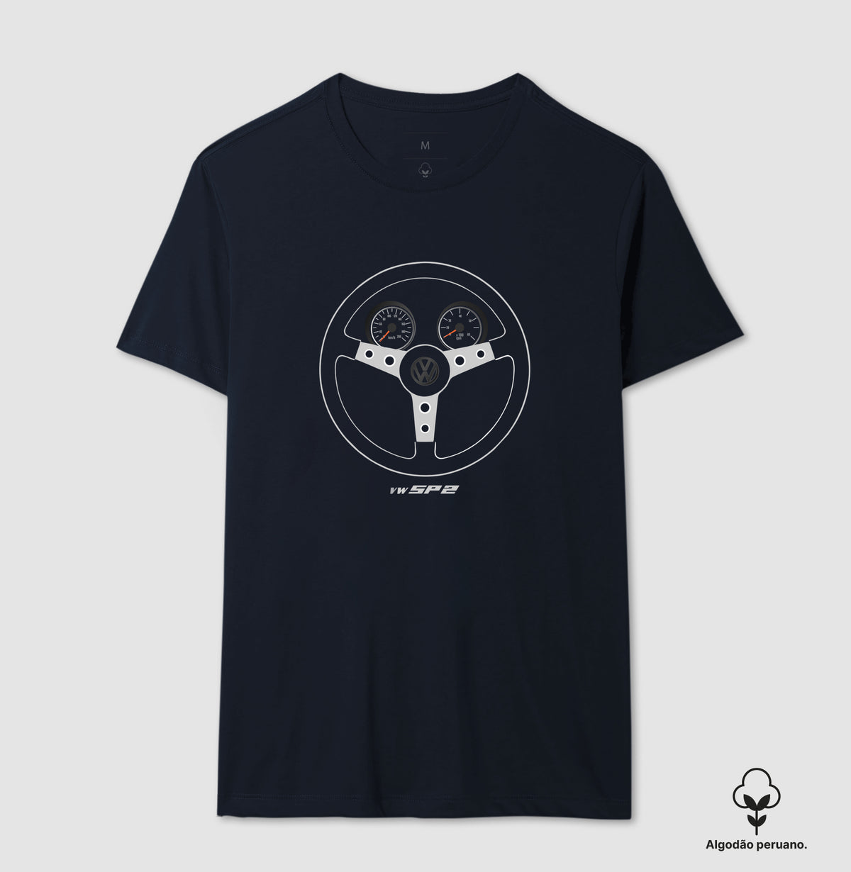Camiseta SP2 Club "Ao Volante" — Algodão Peruano