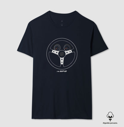 Camiseta SP2 Club "Ao Volante" — Algodão Peruano