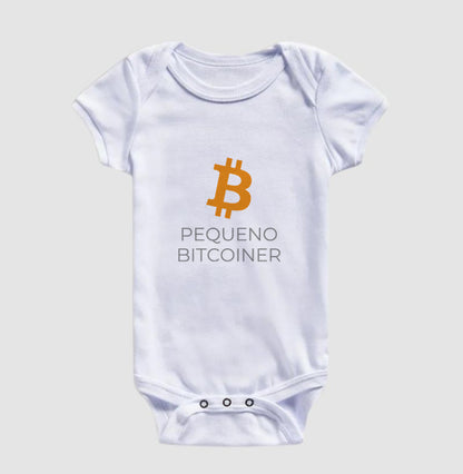 Body Infantil CryptoShirts Pequeno Bitcoiner