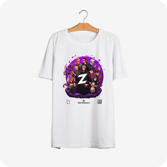 Camiseta Zero Paralelo 1 Ano Branca - PIMA