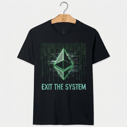 Camiseta Ethereum Exit The System