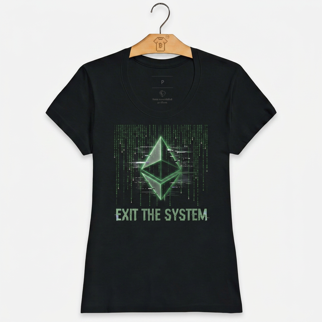 Camiseta Ethereum Exit The System