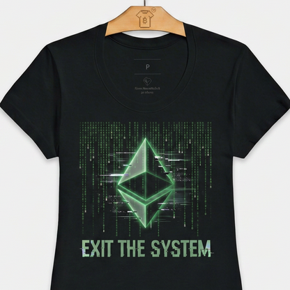 Camiseta Ethereum Exit The System