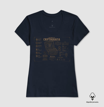 Camiseta Beyond Crypto História da Criptografia