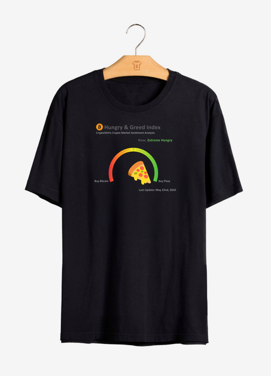 Camiseta CryptoShirts Pizza Index - PIMA