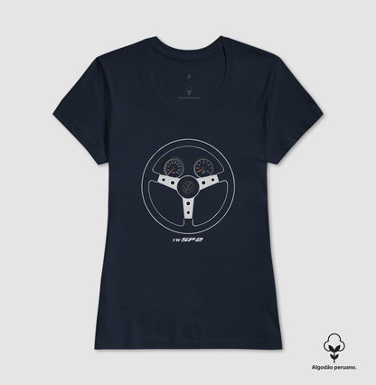 Camiseta SP2 Club "Ao Volante" — Algodão Peruano