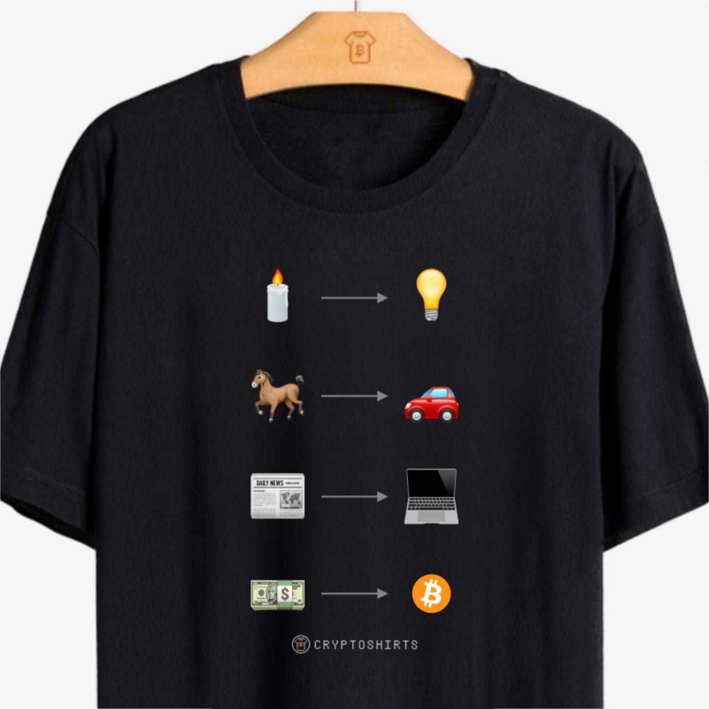 Camiseta CryptoShirts Disruptive Innovation - PIMA