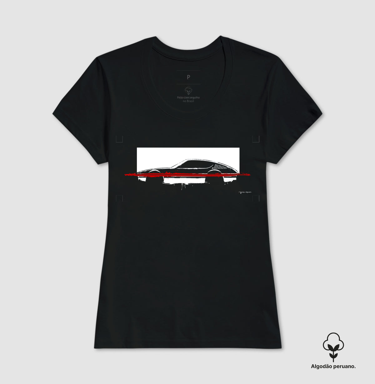 Camiseta SP2 Club "Estudo em Vermelho"