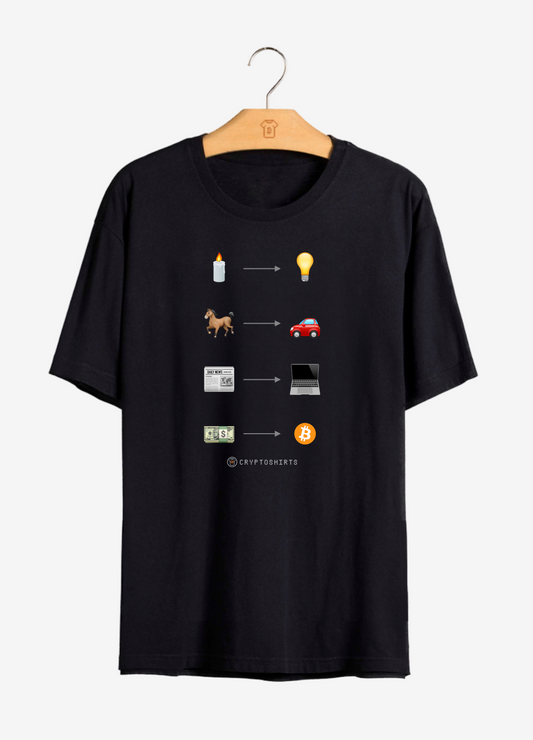 Camiseta CryptoShirts Disruptive Innovation - PIMA