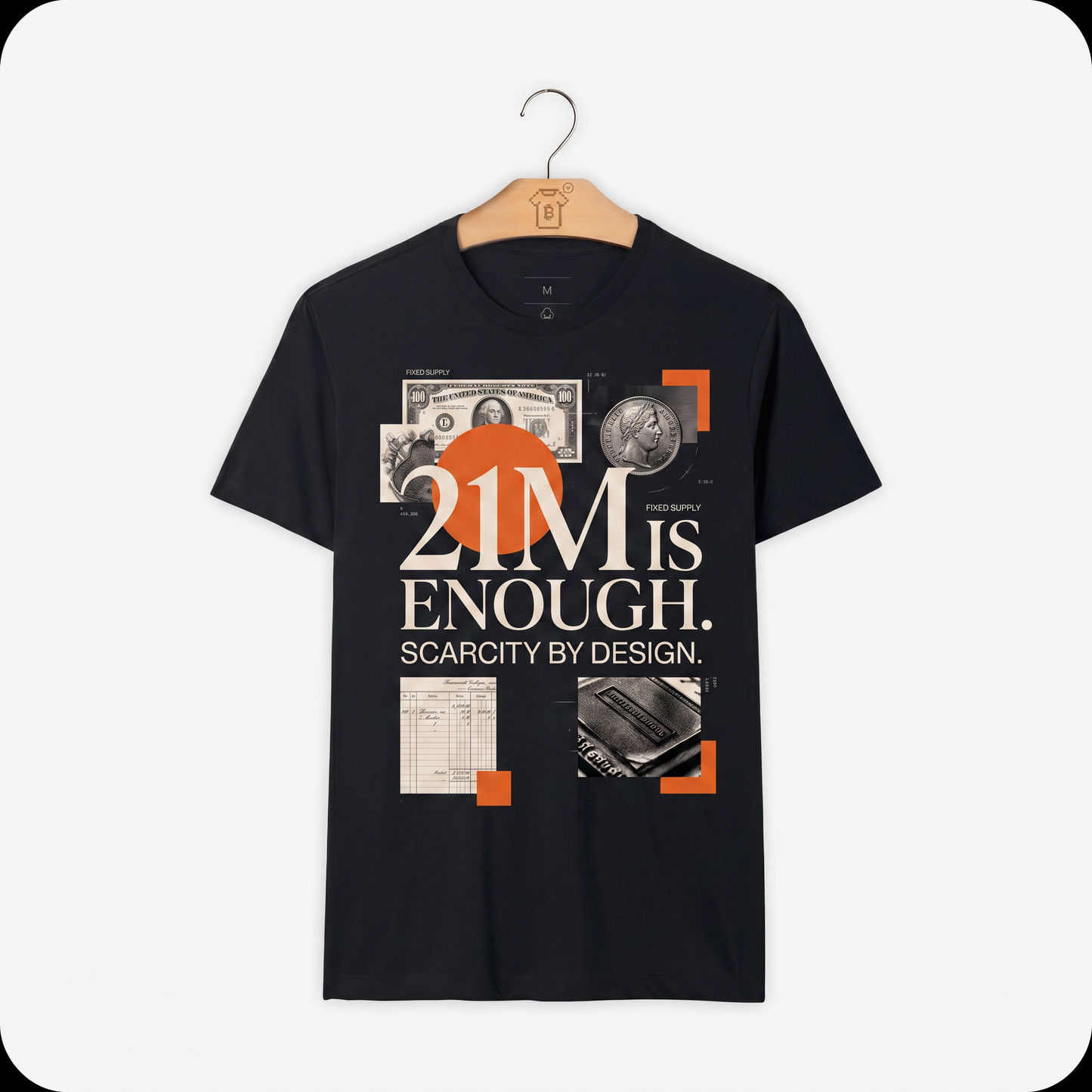Camiseta Alg. Peruano WeSearch 21M Is Enough. Scarcity By Design