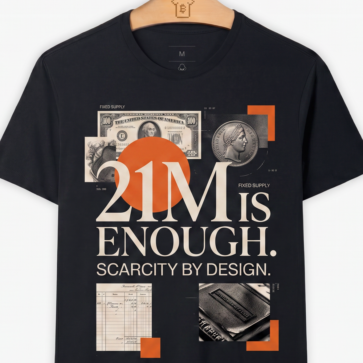 Camiseta Alg. Peruano WeSearch 21M Is Enough. Scarcity By Design