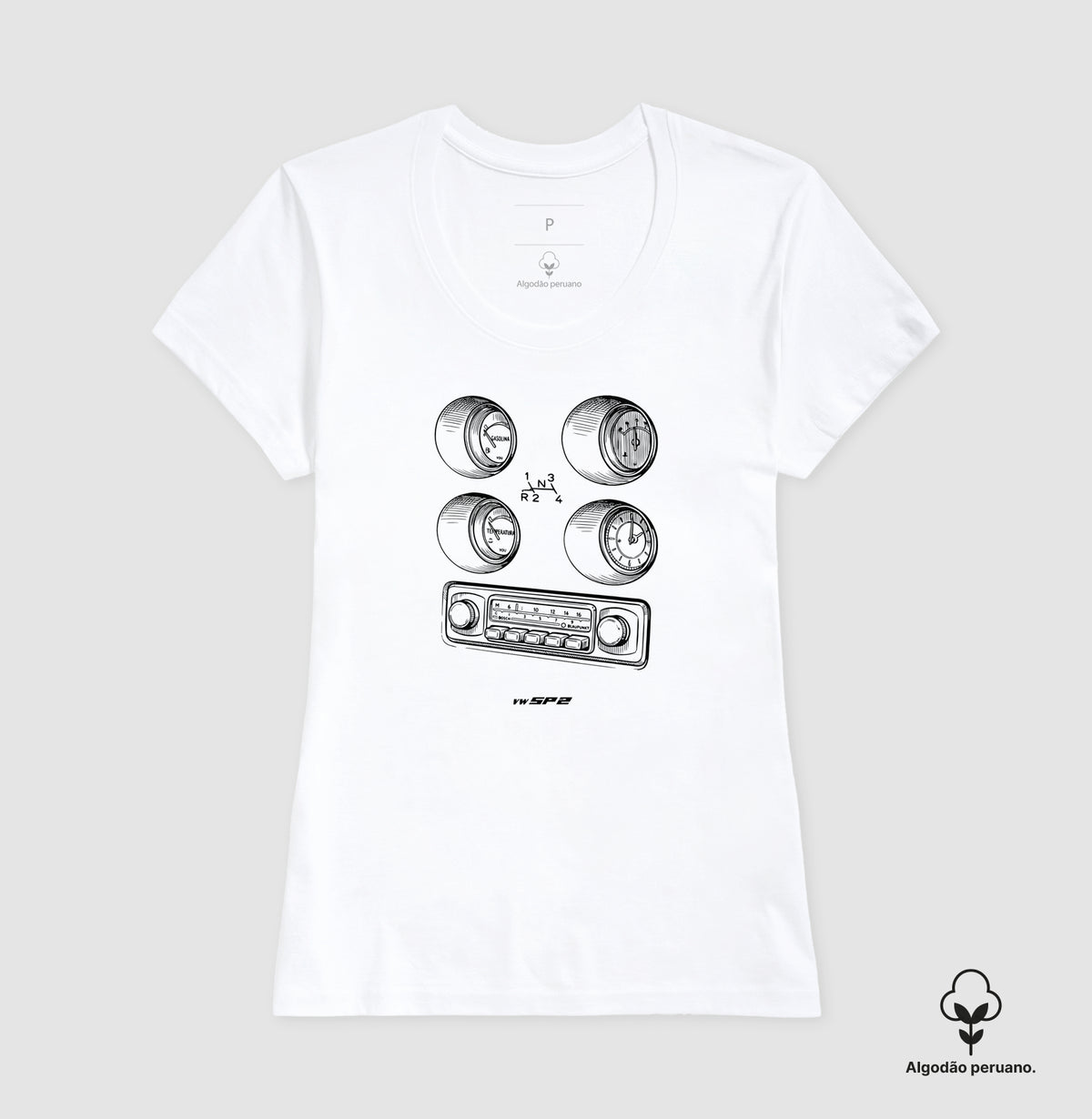 Camiseta SP2 Club "A Bordo" — Algodão Peruano