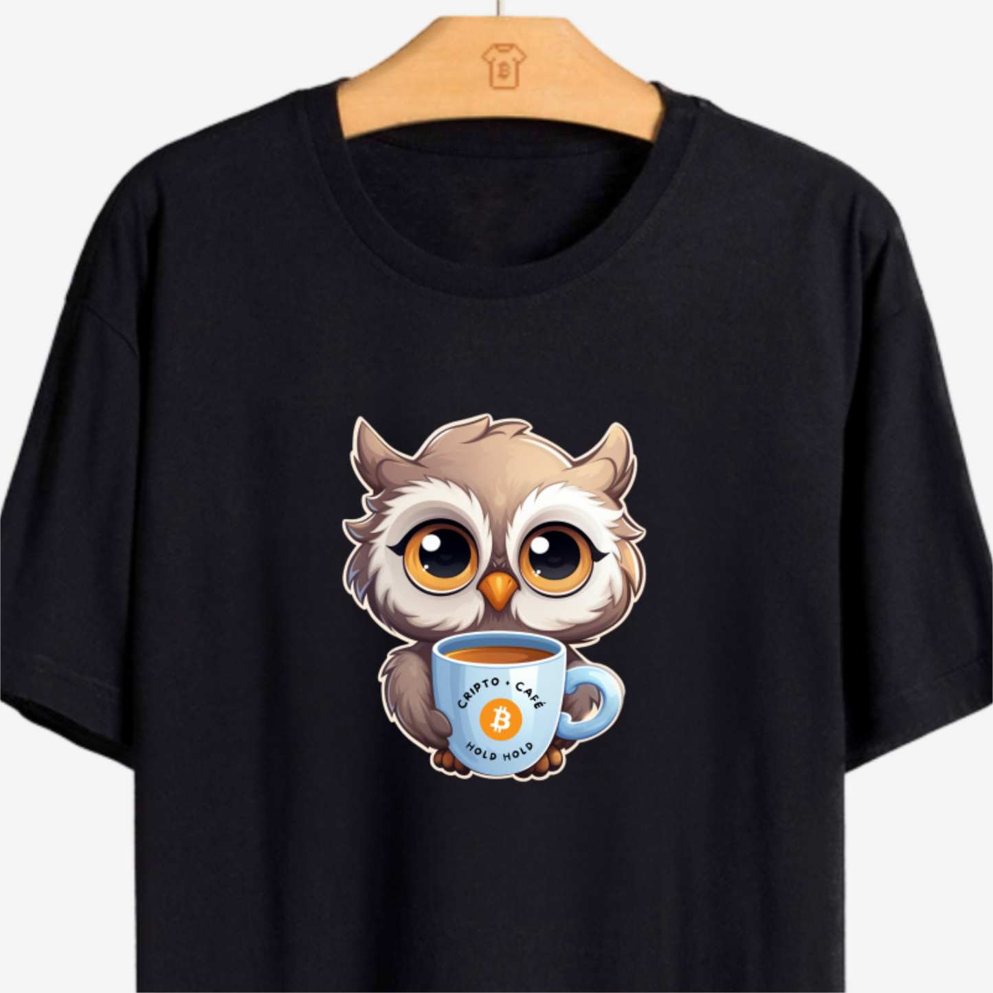 Camiseta Corujinha (Coruja Cripto) - PIMA