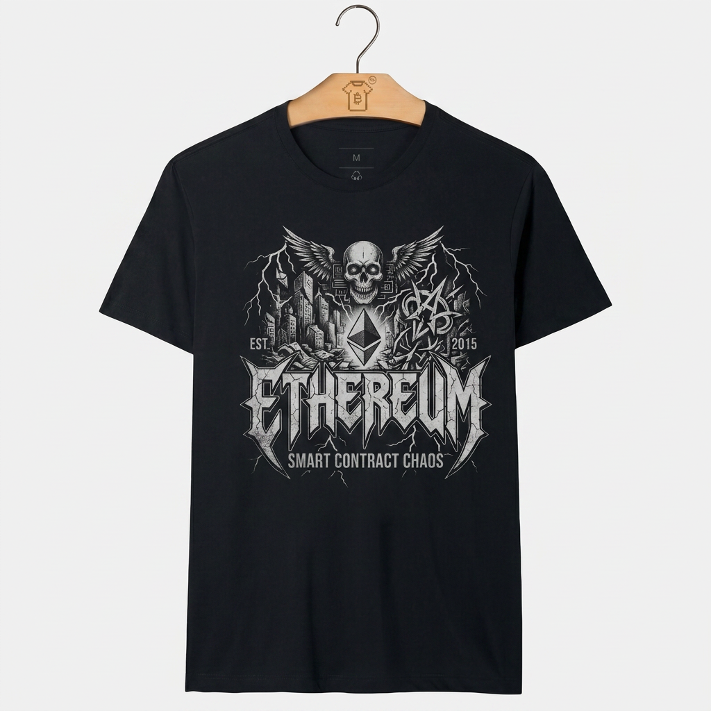 Camiseta Ethereum Smart Contract Caos
