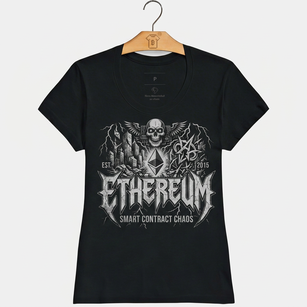 Camiseta Ethereum Smart Contract Caos