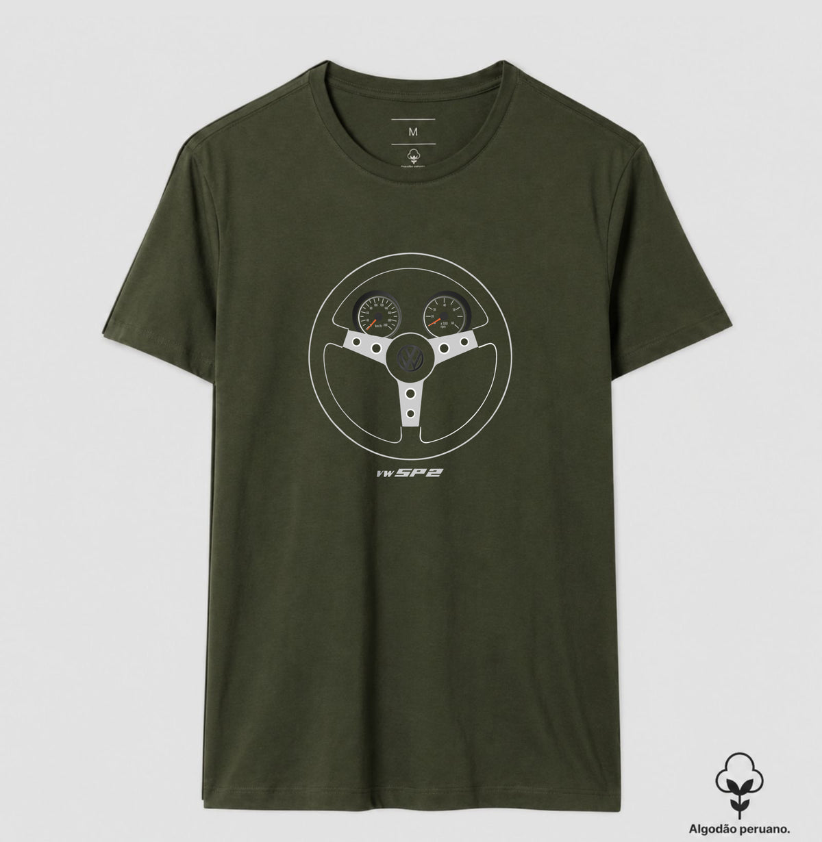 Camiseta SP2 Club "Ao Volante" — Algodão Peruano
