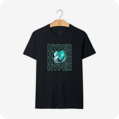 Camiseta Hyperliquid Hyper Hyper Hyper
