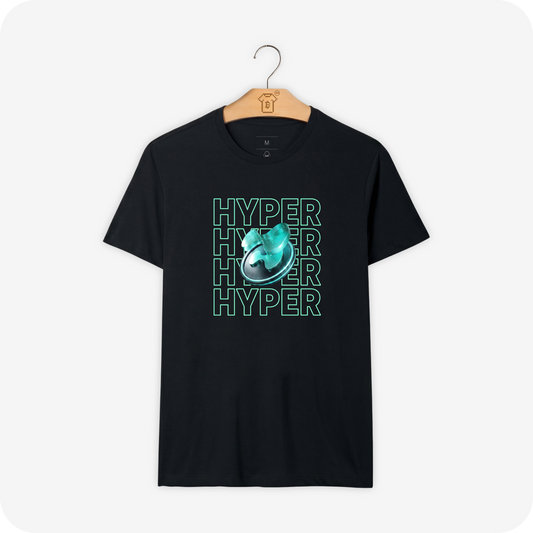 Camiseta Hyperliquid Hyper Hyper Hyper