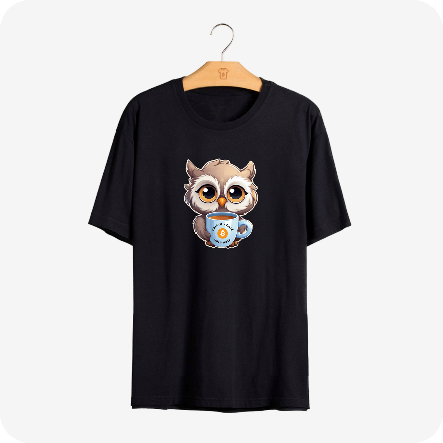 Camiseta Corujinha (Coruja Cripto) - PIMA