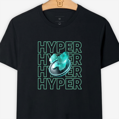 Camiseta Hyperliquid Hyper Hyper Hyper