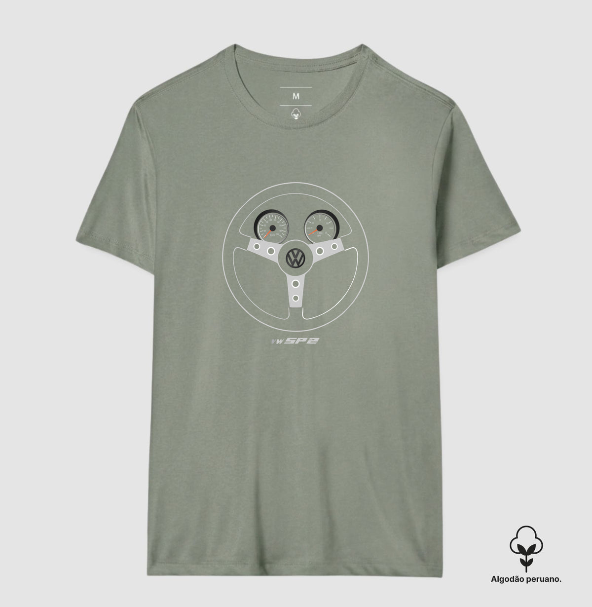 Camiseta SP2 Club "Ao Volante" — Algodão Peruano