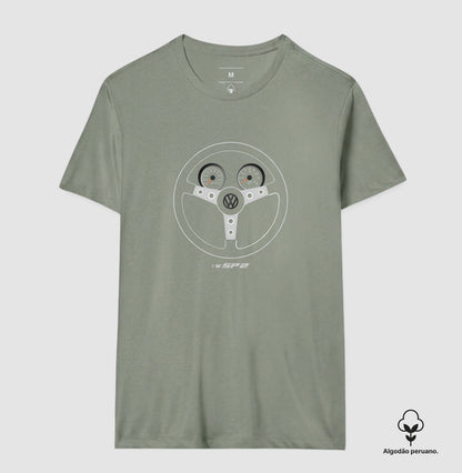 Camiseta SP2 Club "Ao Volante" — Algodão Peruano