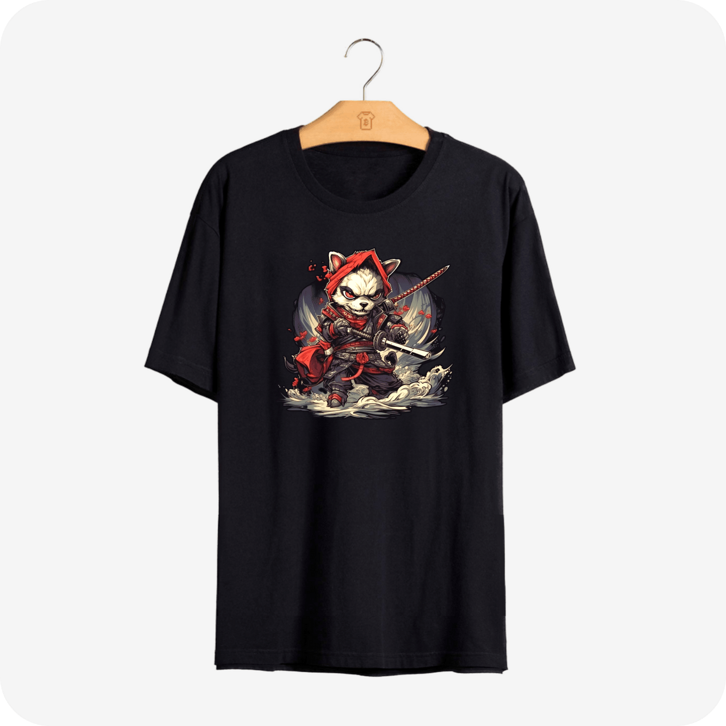 Camiseta Ninja Skull Dogs - PIMA - CryptoShirts