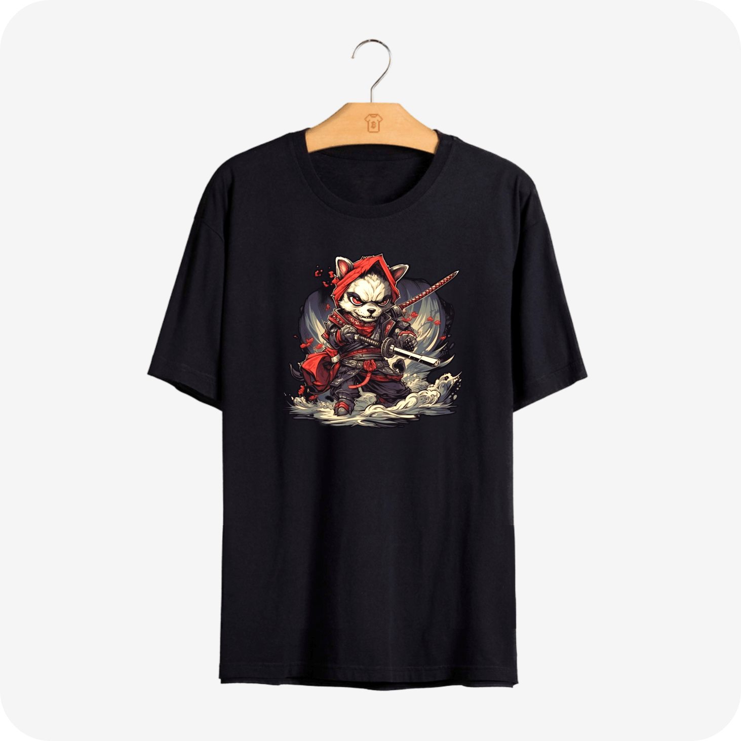 Camiseta Ninja Skull Dogs - PIMA - CryptoShirts