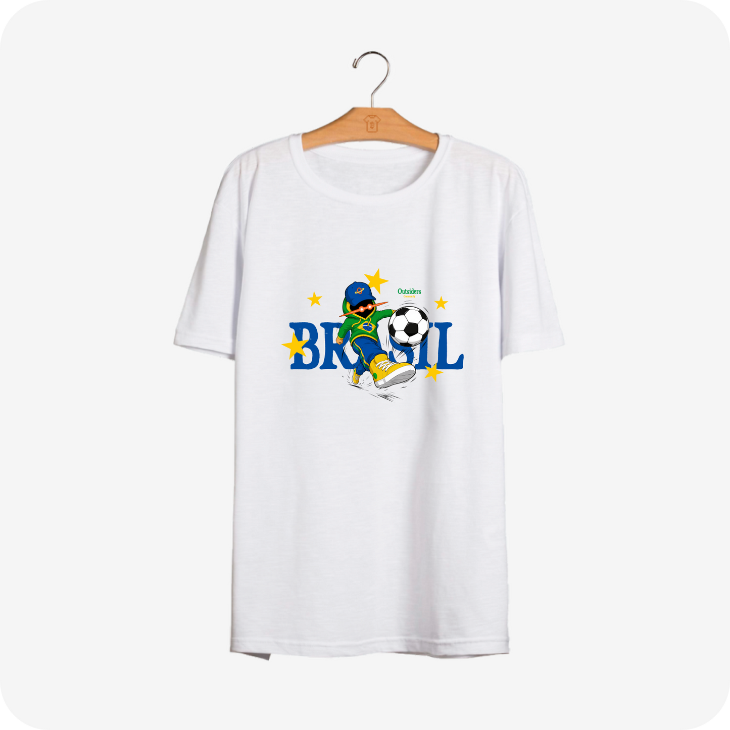 Camiseta Outsiders Mascote Brasil Copa 1