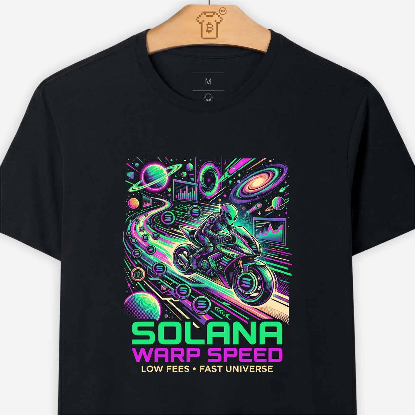 Camiseta Intergalactic Money - Sonala Warp Speed