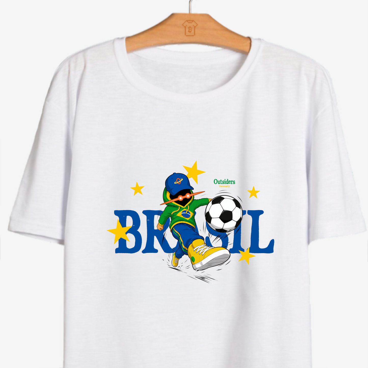 Camiseta Outsiders Mascote Brasil Copa 1