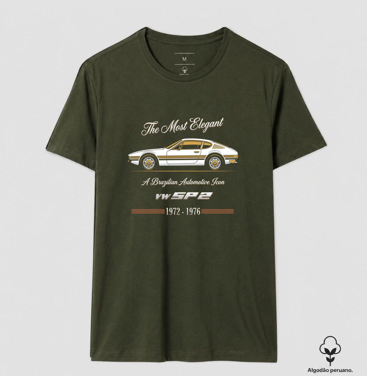 Camiseta SP2 Club "O Mais Elegante" — Algodão Peruano