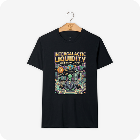 Camiseta Intergalactic Money - Intergalactic Liquidity