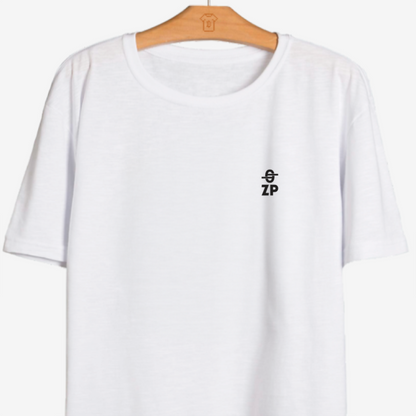 Camiseta Zero Paralelo Logo Branca