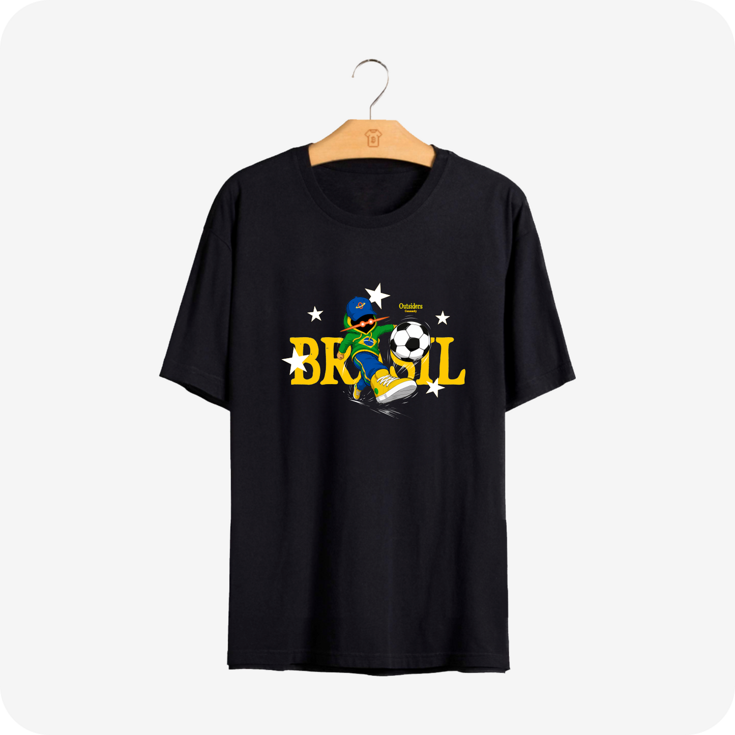 Camiseta Outsiders Mascote Brasil Copa 2