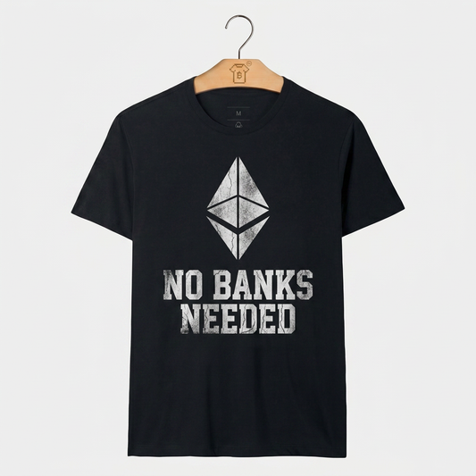 Camiseta Ethereum No Banks Needed