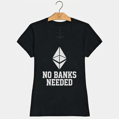 Camiseta Ethereum No Banks Needed