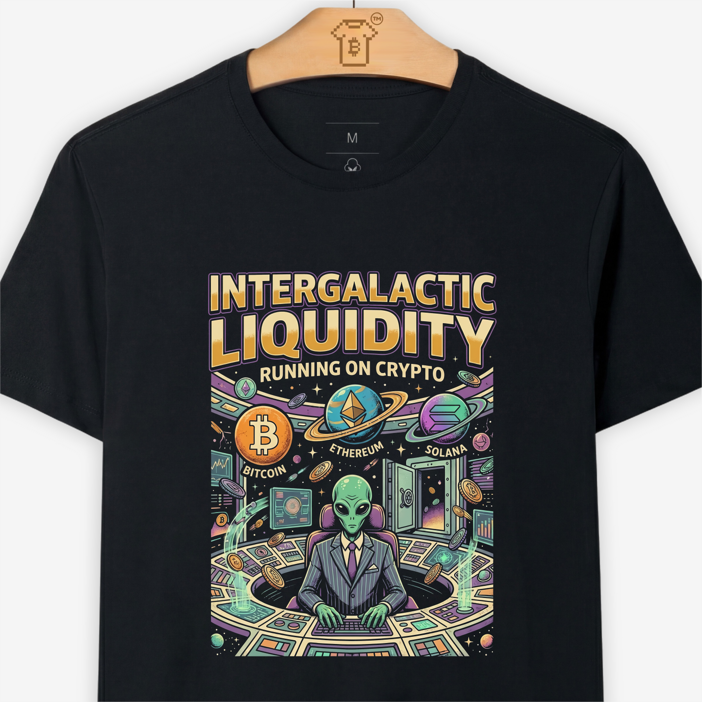 Camiseta Intergalactic Money - Intergalactic Liquidity