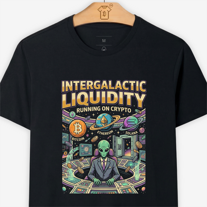 Camiseta Intergalactic Money - Intergalactic Liquidity