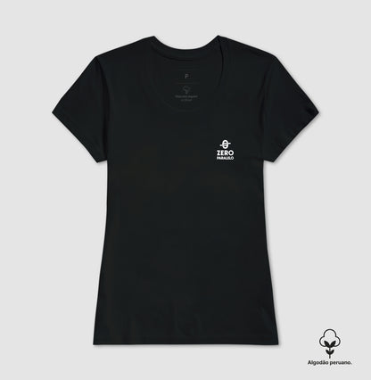 Camiseta Zero Paralelo Logo — Algodão Peruano