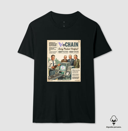 Camiseta Old School VeChain