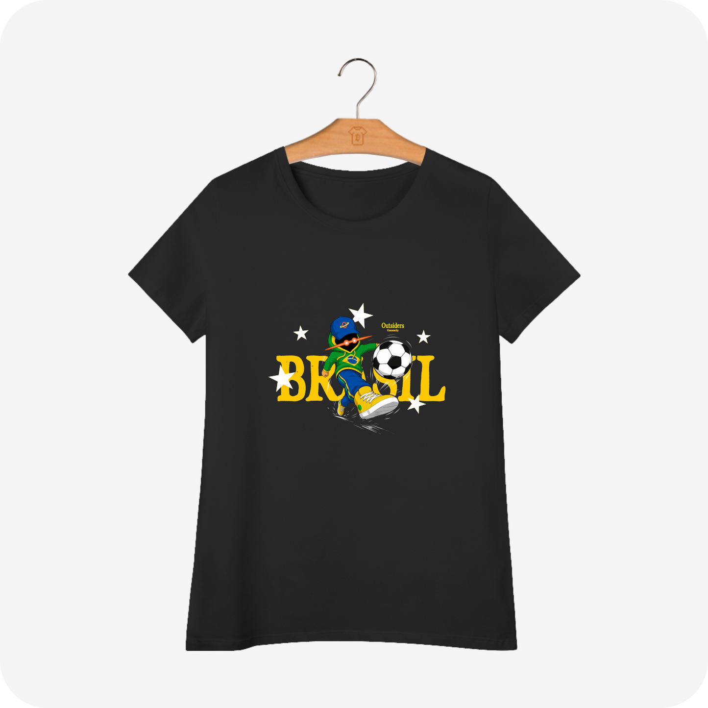 Camiseta Outsiders Mascote Brasil Copa 2
