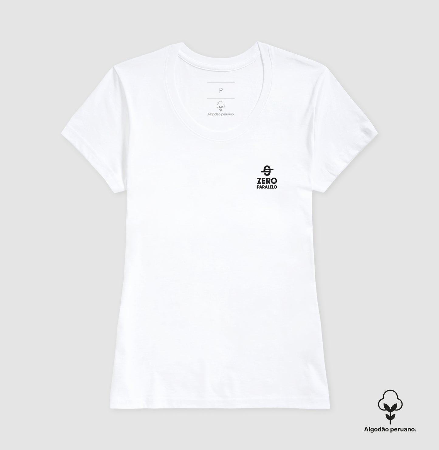 Camiseta Zero Paralelo Logo Preta