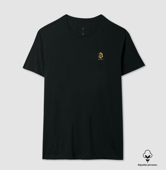 Camiseta Pizza Day Minimalista (simulação de bordado)
