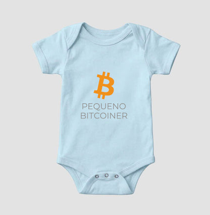 Body Infantil CryptoShirts Pequeno Bitcoiner